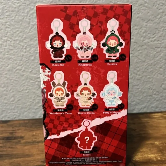 Skull Panda Winter Symphony Series Plush - Pink - Picture 2 of 6